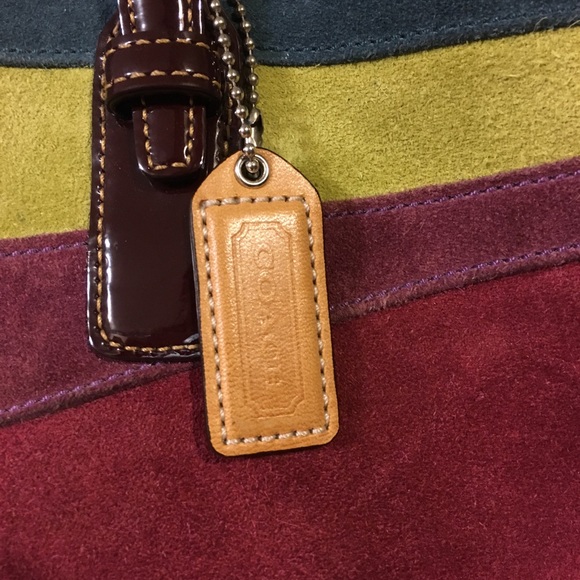 Coach Handbags - 🌈✨COACH LTD ED 1434 Suede Wave Tote✨